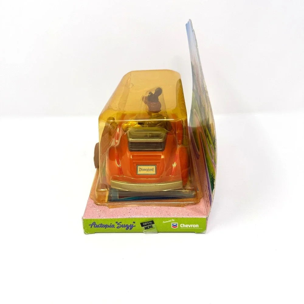 Vintage Chevron Cars Lot Disneyland Autopia Suzy Leo Limo Kelly Kompact Sealed